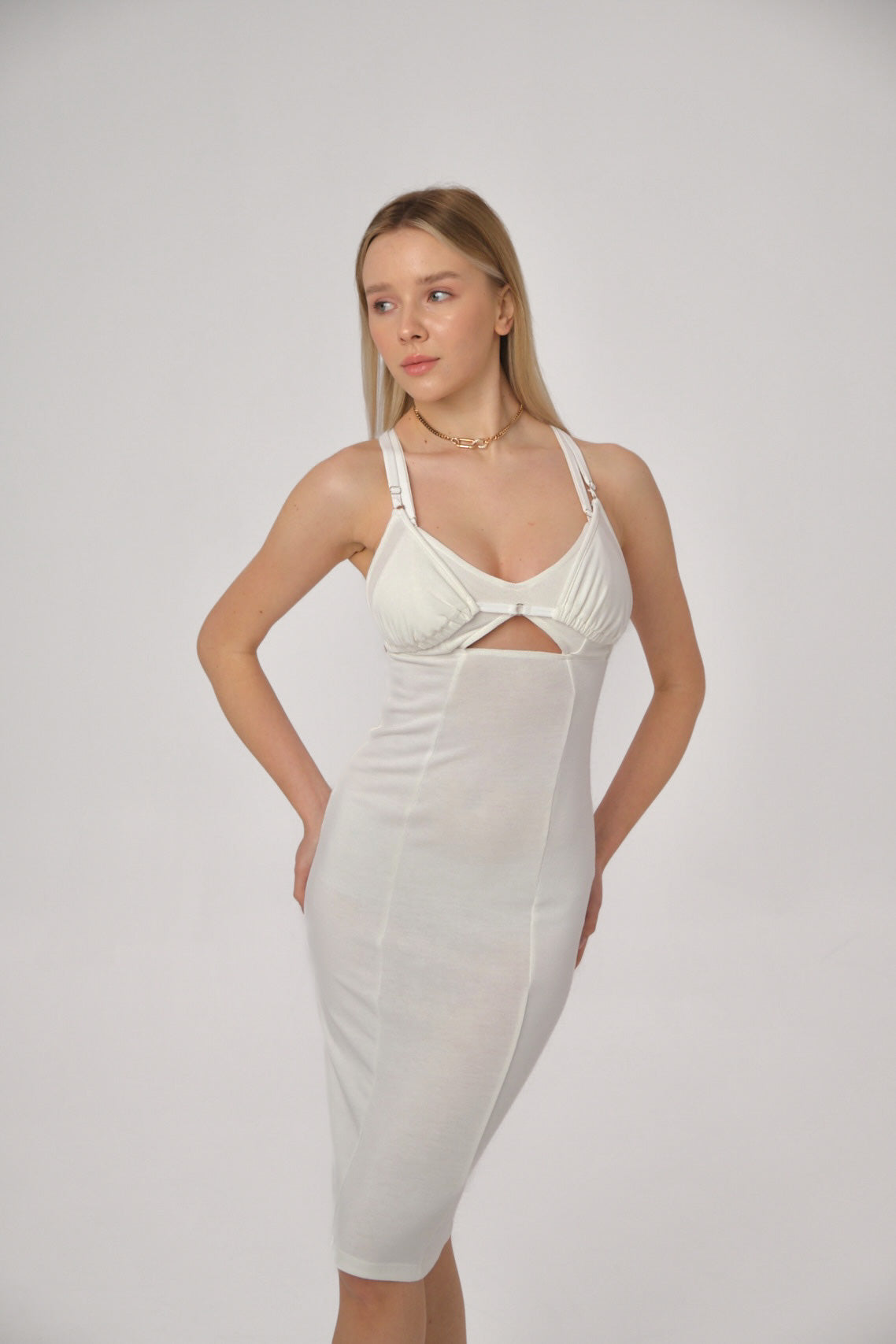 White cami dress hotsell